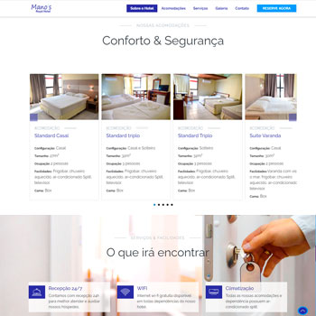 Recife 360 - Criação de Site - Manos Royal Hotel